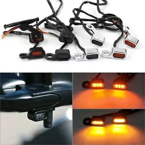 I[goC ~j LED ^[VOi Ao[ Cg n[[ 04-21 X|[cX^[ 883 1200 ɓK Motorcycle Mini LED Turn Signal Amber Light Fit Harley 04-21 Sportster 883 1200