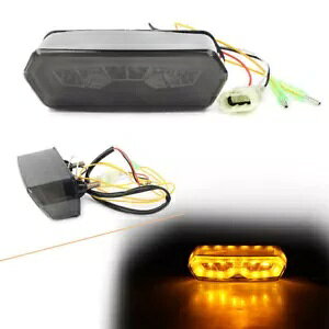 LED ^[VOi ̌^u[Le[ Ao[Cg z_ O/MSX 125 14-16 ɓK LED Turn Signal Integrated Brake Tail Amber Light Fit Honda Grom/MSX 125 14-16
