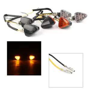 ���}�n�X���[�N�����Y 2X LED �A���o�[�^�[���V�O�i�����C�g�C���W�P�[�^�����v�E�C���J�[ For Yamaha Smoke Lens 2X LED Amber Turn Signal Lights Indicator Lamp Blinker �y���s�A���i�z