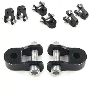 CRF50 KLX110 TTR50 DRZ110 �u���b�N 2x �V���b�N�A�u�\�[�o�[ �G�N�X�e���_�[ ���C�U�[ For CRF50 KLX110 TTR50 DRZ110 Black 2x Shock Absorber Extender Riser �y���s�A���i�z