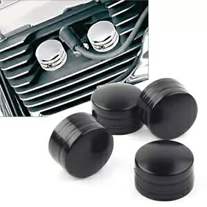 n[[X|[cX^[ XL cCJc[Op ubN 4x wbh{g Xp[NvOJo[ For Harley Sportster XL Twin Cam Touring Black 4x Head Bolt Spark Plug Covers