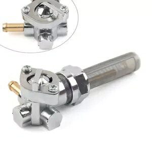 RouybgRbNo 13/16 C`n[[X|[cX^[rbOcC 1975 Nȍ~ Fuel Valve Petcock Left Outlet 13/16" Bung for Harley Sportster Big Twin 1975-Up