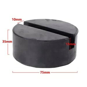 ~fBA Xbgtt[ [ tA WbN fBXN pbh A_v^[ Stg pbh jo[T Medium Slotted Frame Rail Floor Jack Disk Pad Adapter Rubber Lift Pad Universal