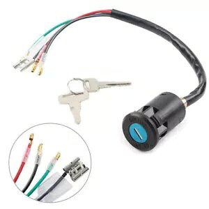 4 ���C���[�t�B�b�g 50-250cc �~�j�N���b�h ATV �_�[�g�o�C�N 1x �_�΃��b�N + 2 �L�[�X�C�b�` 4 Wires Fit 50-250cc Mini Quad ATV Dirt Bike 1x Ignition Lock + 2 Keys Switch �y���s�A���i�z
