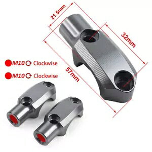 �~���[�}�E���g/�}�X�^�[�V�����_�[�N�����v �O���[ BMW F900XR S1000XR R1200R F850GS�p Mirror Mount/ Master Cylinder Clamp Gray for BMW F900XR S1000XR R1200R F850GS �y���s�A���i�z