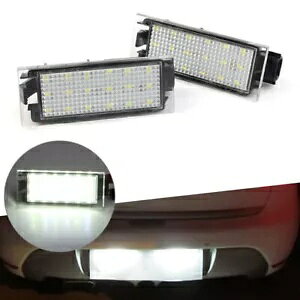 2x  LED CZXio[v[gCgtBbgm[ gDCS NI K[k 2x Car LED License Number Plate Light Fit Renault Twingo Clio Megane