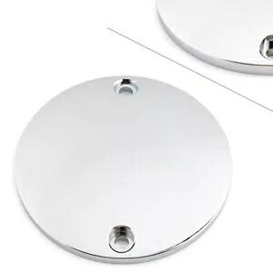 ハーレースポーツスターダイナ用 2 穴ドーム型ポイントタイミング点火タイマーカバークローム For Harley Sportster Dyna 2 Hole Domed Point Timing Ignition Timer Cover Chrome