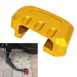 �t�B�b�g�z���_ PCX125 PCX150 �S�[���h�L�b�N�X�^���h�t�b�g�T�C�h�X�^���h�G�N�X�e���V�������L�v���[�g Fit Honda PCX125 PCX150 Gold Kickstand Foot Side Stand Exension Enlarger Plate �y���s�A���i�z