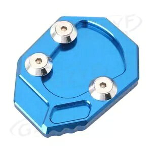 I[goC̑LbNX^hpbhtBbg}n YZF-R1 2009-2015 2014 2013 u[ Motorcycle Foot Side Kickstand Pad Fit Yamaha YZF-R1 2009-2015 2014 2013 Blue