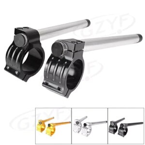 I[goC 32/37 ~[g/55 ~[g + ENbvInho[tH[N`[ujo[T 3 F Motorcycle 32/37mm/55mm Left+Right Clip On Handlebar Fork Tube Universal 3 Color