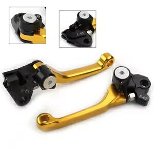 s{bg _[g Nb` u[L o[ JTL KX450F 2006 2007 2008 09 10 12 S[hɓK Pivot Dirt Clutch Brake Levers Fit Kawasaki KX450F 2006 2007 2008 09 10 12 GOLD