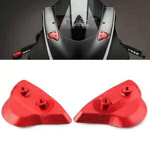 ���}�n YZF-R6 2017 2018-2020 ���b�h�o�b�N�~���[�u���b�N�I�t�x�[�X�v���[�g�J�o�[ For Yamaha YZF-R6 2017 2018-2020 Red Rearview Mirror Block Off Base Plates Cover �y���s�A���i�z