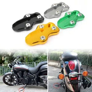 CNC LbNX^h GNXeV tbg v[g pbh tBbg 2006-16 JTL oJ VN 900 S[h CNC Kickstand Extension Foot Plate Pad Fit 2006-16 KAWASAKI Vulcan VN 900 Gold