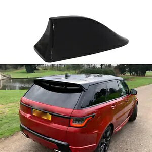 �����h���[�o�[�����W���[�o�[�Ԃ̃A���e�i�J�o�[���W�I AM/FM �M���ӂ��Ђ�L���b�v BK For Land Rover Range Rover Car Antenna Cover Radio AM/FM Signal Shark Fin Cap BK