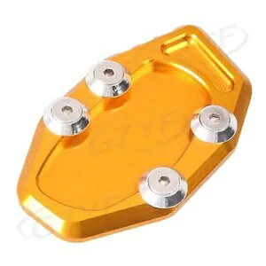 1 x S[hTChX^hLbNX^hv[gpbh}n R25 2013-2015 14 R3 2015-2016 1 x Gold Side Stand Kickstand Plate Pad For Yamaha R25 2013-2015 14 R3 2015-2016