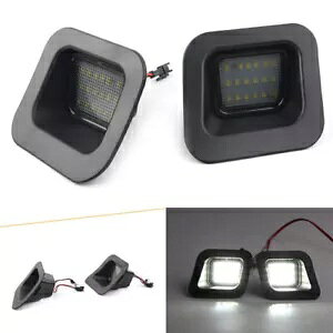 �_�b�W���� 1500 2500 3500 2003-2018 17 16 2x LED �i���o�[�v���[�g���C�g For Dodge Ram 1500 2500 3500 2003-2018 17 16 2x LED License Number Plate Lights �y���s�A���i�z