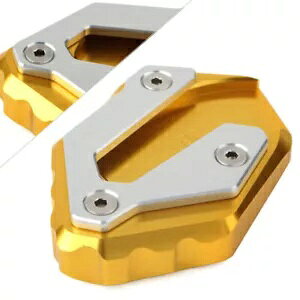 S[hLbNX^hTChX^hv[gpbh}n MT-07 14-18 XSR700 2016 Gold Kickstand Side Stand Plate Extension Pad for YAMAHA MT-07 14-18 XSR700 2016