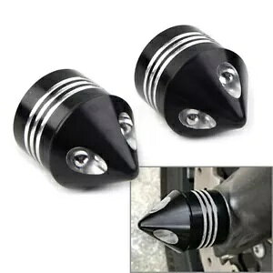 n[[ GNgOCh X|[cX^[ FLHX ؂tg ANX ibg Jo[ Lbv ubNɓK Fit Harley Electra Glide Sportster FLHX Thick Cut Front Axle Nut Cover Cap Black