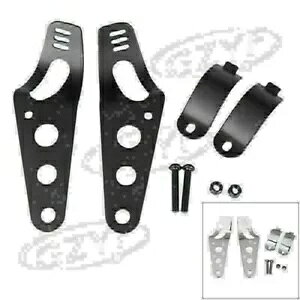 jo[Tn[[ 38-43 ~[gwbhCg}EguPbgtH[N`bp[JtF[T[ Universal for Harley 38-43mm Headlight Mount Bracket Fork Ear Chopper Cafe Racer