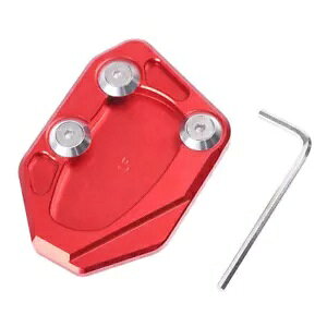 �t�B�b�g LIFAN KPR150 ���b�h �L�b�N�X�^���h �G�N�X�e���_�[ �t�b�g �T�C�h �X�^���h �����p�b�h Fit LIFAN KPR150 Red Kickstand Extender Foot Side Stand Extension Pad �y���s�A���i�z