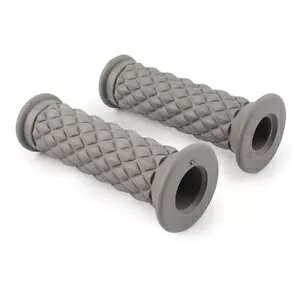 2X jo[T 7/8 C` nho[ o[ nh Obv z_ JTL }n O[ 2X Universal 7/8" Handlebar Rubber Hand Grips for Honda Kawasaki Yamaha Gray