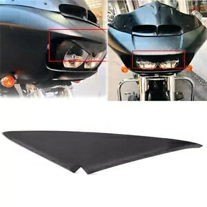 wbhvwbhCgт܂ԂgXebJ[n[[[hOCh FLTRX FLTRU Headlamp Headlight Eyebrow Eyelid Trim Sticker for Harley Road Glide FLTRX FLTRU