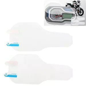 2x NAtB_bV{[hXN[vXNb`veN^[z_ CB190X ɓK 2x Clear Film Dashboard Screen Instrument Scratch Protector Fit Honda CB190X