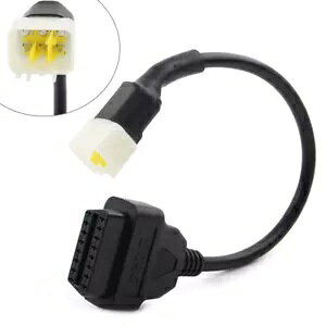 DELPHI I[goC 6 s OBD2 ffc[R[h[_[A_v^[P[u For DELPHI Motorcycle 6 Pin to OBD2 Diagnostic Tool Code Reader Adapter Cable