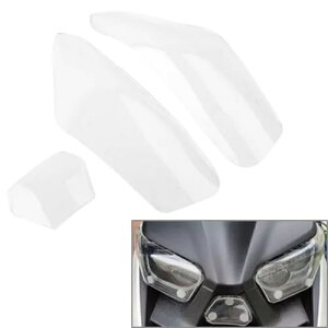 wbhCg Jo[ V[h Y veN^[ NA }n XMAX250 XMAX300 2017-2018p Headlight Cover Shield Lens Protector Clear for YAMAHA XMAX250 XMAX300 2017-2018