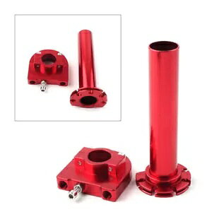 22mm / 7/8 �I�[�g�o�C�^�[���c�C�X�g�X���b�g���n���h���o�[�X���b�g���`���[�u���b�h 22mm / 7/8  Motorcycle Turn Twist Throttle Handle Bar Throttle Tube Red �y���s�A���i�z