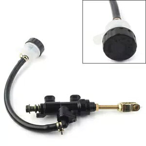 I[goC ATV pAu[L}X^[V_[|vU[o[ For Motorcycle ATV Black Rear Brake Master Cylinder Hydraulic Pump Reservoir