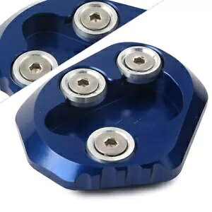 }n YZF-R6 2017-2018 u[LbNX^hTChX^hv[gpbh For YAMAHA YZF-R6 2017-2018 Blue Kickstand Side Stand Plate Extension Pad
