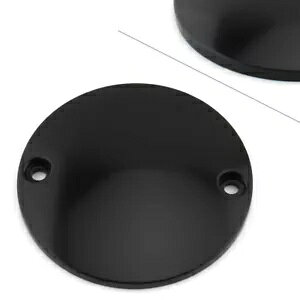 n[[ X|[cX^[ _Ci 2 h[^|Cg ^C~O_΃^C}[ Jo[ ubN For Harley Sportster Dyna 2 Hole Domed Point Timing Ignition Timer Cover Black