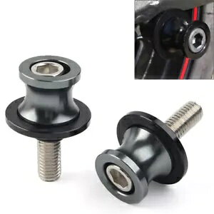 10mm XCOA[ Xv[ XC_[ XCOA[ X^h KAWASAKI ZX6R 1998-2011 `^p 10mm Swingarm Spools Slider Swing Arm Stand for KAWASAKI ZX6R 1998-2011 Titanium