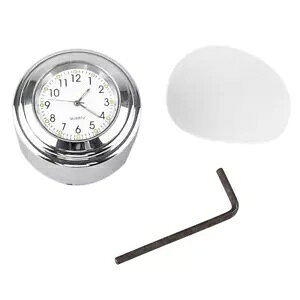 7/8 "? 1" nho[hc[t 1x I[goCnho[vjo[T For 7/8"~1" Handlebar Waterproof w/tools 1x Motorcycle Handlebar Clock Universal