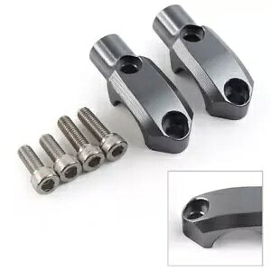 ~[}Eg/}X^[V_[Nv O[ BMW F900XR S1000XR R1200R F850GSp Mirror Mount/ Master Cylinder Clamp Gray for BMW F900XR S1000XR R1200R F850GS