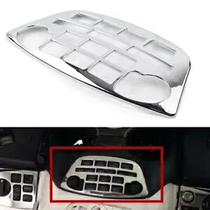 z_ S[hEBO GL1800 2001-2011 N[WIANZgplg For Honda Goldwing GL1800 2001-2011 Chrome Radio Accent Panel Decoration Trim