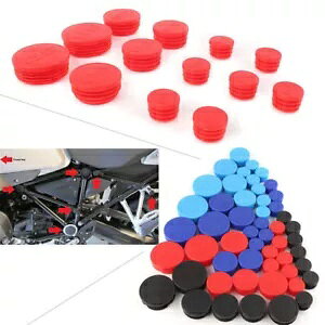BMW R1200GS LC ADV 2013 2014 15 16 13X �t���[���G���h�L���b�v���v���O�����J�o�[ For BMW R1200GS LC ADV 2013 2014 15 16 13X Frame End Cap Hole Plug Decor Covers