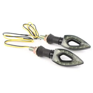 オートバイ用 12 LED ターンシグナルインジケーター ウインカー アンバー ライト ランプ ユニバーサル For Motorcycles 12 LED Turn Signal Indicator Blinker Amber Light Lamps Universal