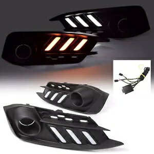 2x DRL LED tHOv fC^CjOCg CWP[^[t z_ VrbN 2016-2020-p 2x DRL LED fog lights daytime running light with indicator for Honda Civic 2016-2020-