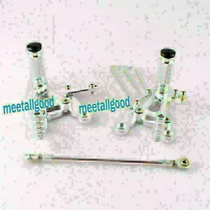 ���߉\�ȃ��A�Z�b�g �t�b�g���X�g �t�b�g���X�g �z���_ CBR900 1993-1999 �V���o�[- Adjustable Rear Set Footrests Footrest for Honda CBR900 1993-1999 Silver- �y���s�A���i�z