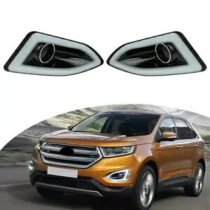 2xLED �f�C�^�C�������j���O���C�g �f�C�^�C�������j���O���C�g�C���W�P�[�^�[ DRL �t�H�[�h�G�b�W 2015 2016 2017-2018- 2xLED daytime running light daytime running lights indicator DRL for Ford Edge 2015 2016 2017-2018- 