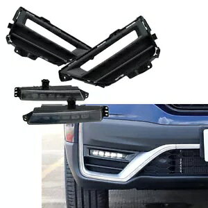 2x LED デイタイムランニングライト デイタイムランニングライトインジケーター DRL ホンダ CR-V CRV 2020 2021- 2x LED daytime running light daytime running lights indicator DRL for Honda CR-V CRV 2020 2021-