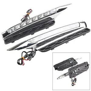 2x LED fC^C jO Cg BMW X5 E70 J[tHO DRL ABS nEWO & LED oup 2x LED daytime running light for BMW X5 E70 car fog DRL ABS housing & LED bulb-