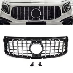 Vo[tgop[WG[^[Oxc GLB NX X247 GLB250 2020-2022- Silver front bumper radiator grille for Benz GLB class X247 GLB250 2020-2022-