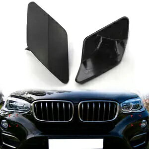 フロントバンパーヘッドライトウォッシュキャップカバー BMW X6 F16 2015-2019 ペア用- Front bumper headlight wash cap cover for BMW X6 F16 2015-2019 pair-