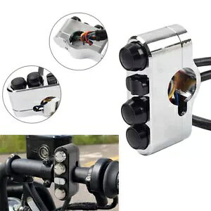 n[[_CiX|[cX^[}npn[lXCNCt1C`nho[Rg[XCb`- 1" Handlebar Control Switch with Harness CNC for Harley Dyna Sportster Yamaha-