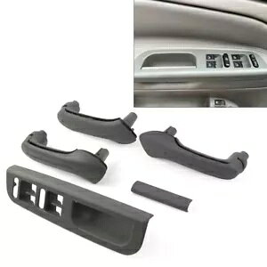 VW St pT[g WFb^ {pCeA hAێnh XCb` g Lbg O[- Interior door retaining handle switch trim kits for VW Golf Passat Jetta Bora grey-