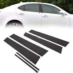 6x GNXeAhAEBhE B s[|XgJo[g NTX IS 2006-2013- 6x exterior door window B-pillar post cover trim for Lexus IS 2006-2013-