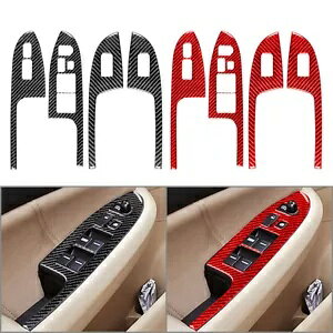 J[{t@Co[EBhEplXCb`Jo[plz_AR[hp- Carbon Fiber Window Panel Switch Cover Panel for Honda Accord-